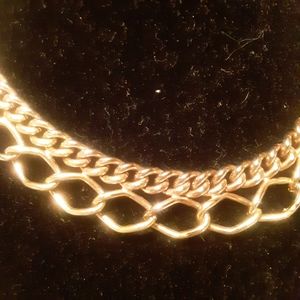 Vintage two layed gold tone neckless